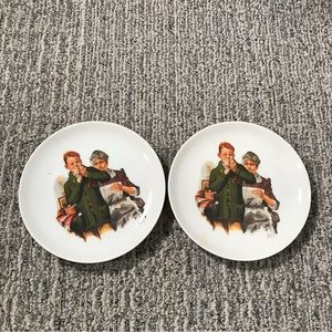 Norman Rockwell Helping Mother Collector Display Plate